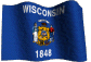 Wisconsin  State Flag